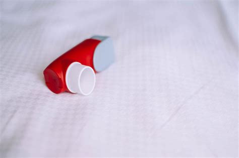 Asthma Inhaler Red And White at Amber Hawkins blog