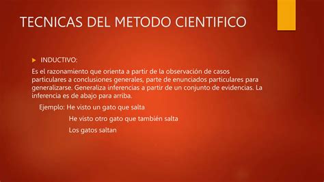 Grupo 3 Metodo Cientifico Tecnicas Del Metodo Cientifico Pptx