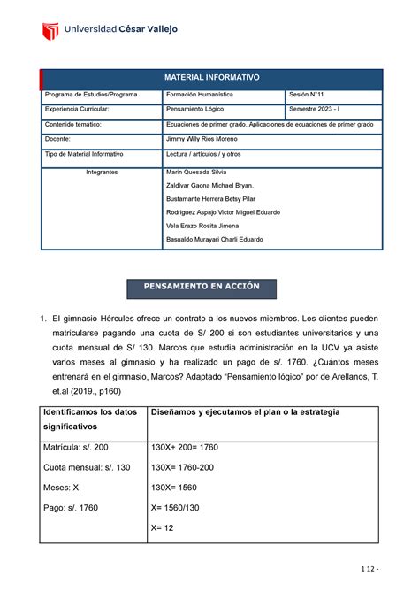 Trabajo grupal sesión 11 MATERIAL INFORMATIVO Programa de Estudios