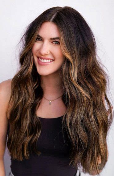 50 Trendy Hair Colour For Every Women Caramel Brunette Balayage