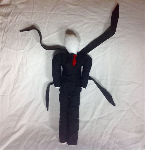 Posable Slenderman Creepypasta Halloween Teddy Rag Doll Toy Etsy