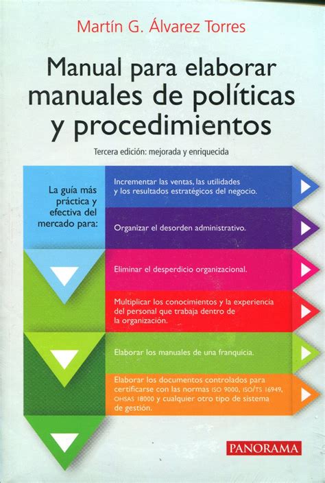 Manual Para Elaborar Manuales De Politicas Y Procedimientos 36900