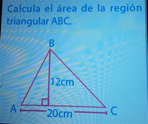 Solved Calcula el área de la región triangular ABC Math