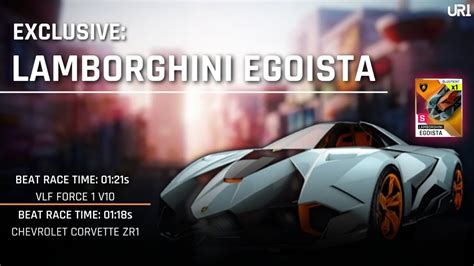 Asphalt Exclusive Lamborghini Egoista Event Manual Lap With Vlf