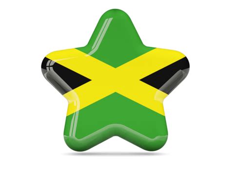 Star icon. Illustration of flag of Jamaica