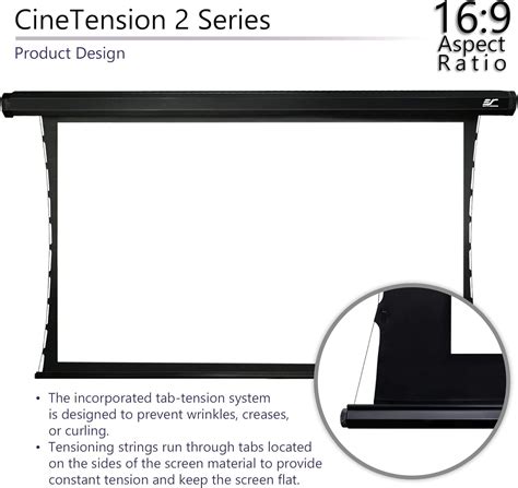 Elite Screens CineTension 2 Pantalla De Proyector 120 Pulgadas 169