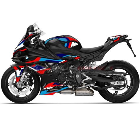 Kit dautocollants design personnalisé BMW S1000RR à partir de 2023 Noir