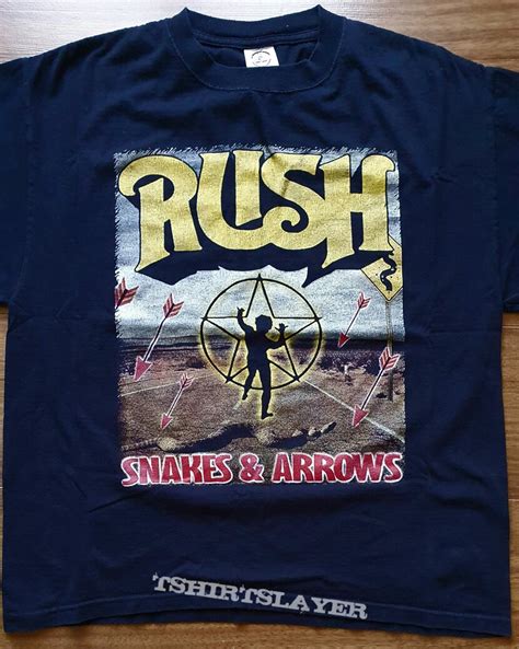 Rush Rush Snakes And Arrows Tour Bootleg Shirt Tshirt Or