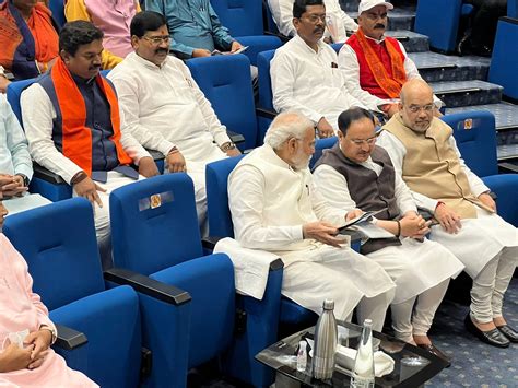 Bjp Parliamentary Party Meeting Held At Ambedkar International Centre