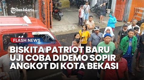 Belum Resmi Beroperasi BISKITA Trans Bekasi Sudah Didemo Sopir Angkot