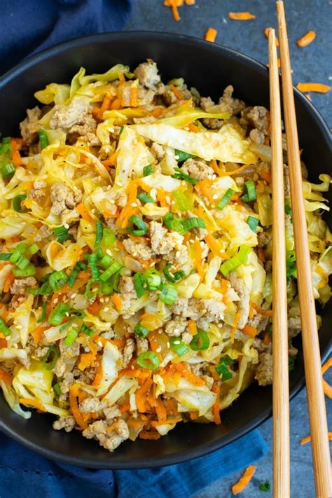 Egg Roll In A Bowl Keto Evolving Table