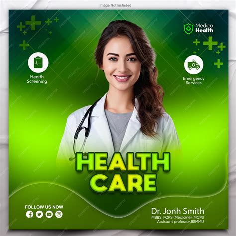 Premium Psd Doctor Or Medical Poster Design Template