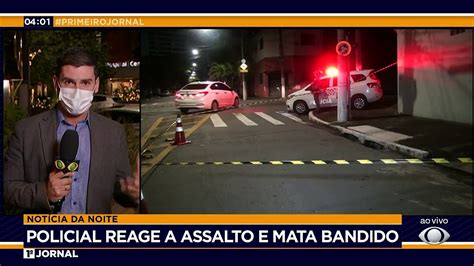 Um Policial Reagiu A Um Assalto E Matou Um Criminoso Que Usava