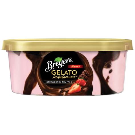 Breyers Gelato Indulgences Strawberry Truffle 285 Oz Delivery Or Pickup Near Me Instacart