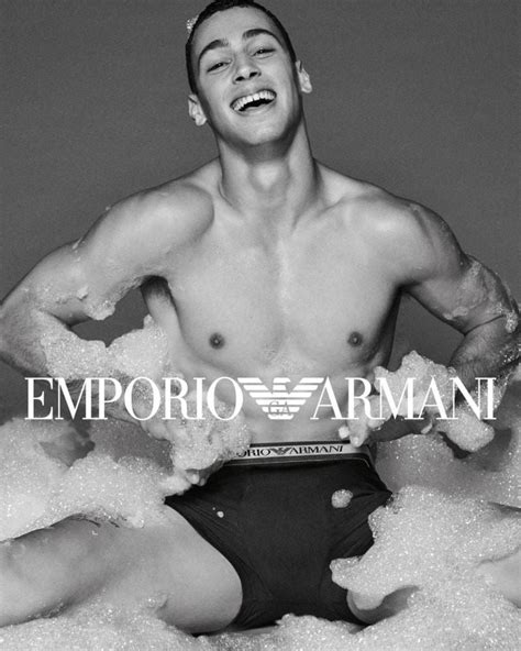 Emporio Armani Bubbles Over With Underwear Campaign