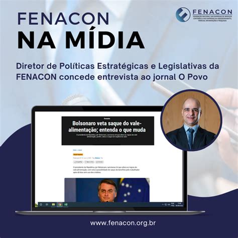 Diretor Da Fenacon Concede Entrevista Ao Jornal O Povo Sistema Fenacon