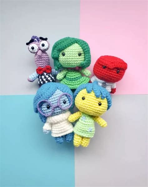 FREE Pixar s Inside Out Amigurumi Crochet Patterns Figuren häkeln