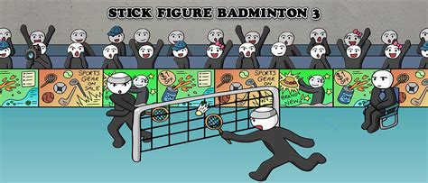 Stick Figure Badminton 3 - Play free online games on PlayPlayFun