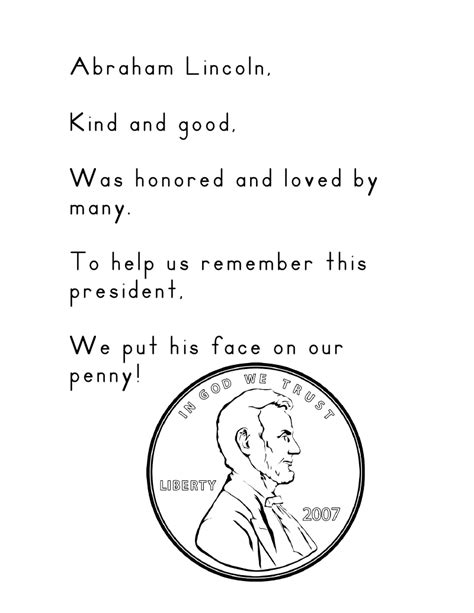 Abraham Lincoln Poem Presidents Day Pinterest Abraham Lincoln