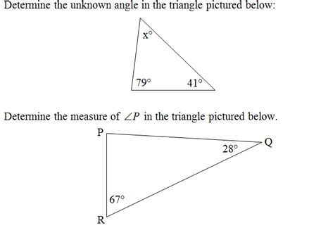 Triangle Interior Angles Worksheet Pdf And Answer Key Scaffolded