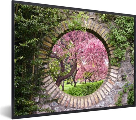 Fotolijst Incl Poster Doorkijk Sakura Bloesem Japans 40x30