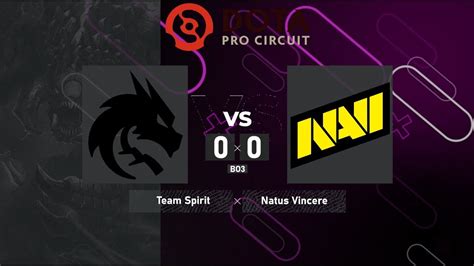 Team Spirit Vs Natus Vincere Dpc Eeu 2023 Tour 2 Division I Bo3