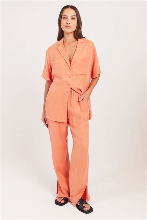 Nude Lucy Lucia Cupro Shirt Watermelon Stylerunner