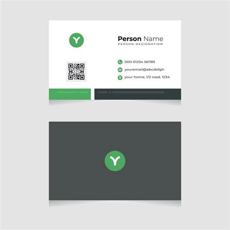 Minimalist minimal business card 10947665 Vector Art at Vecteezy