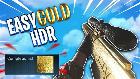 Easy Hdr Gold Camo Guide Tips And Tricks How To Get Gold Camo For