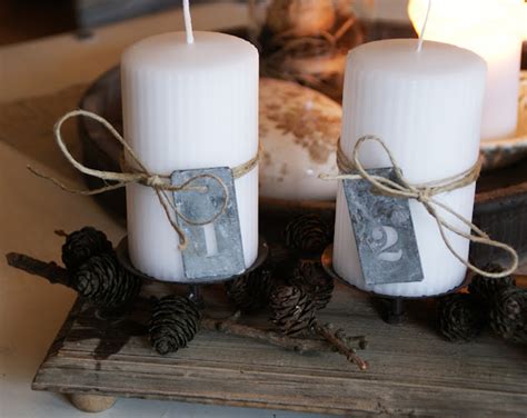 my scandinavian home: Christmas DIY inspiration: Advent candles