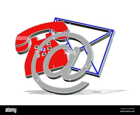 Different symbols for communication as an illustration Stock Photo - Alamy