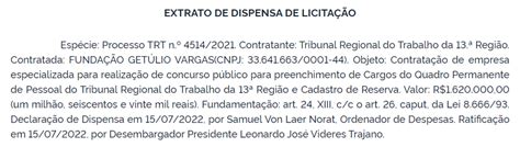 Concurso Trt Pb Definida Banca Organizadora Edital Iminente