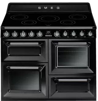 Smeg TR4110IBL2 four et cuisinière Plaque avec zone à induction Noir A