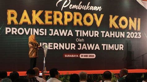 Khofifah Harap Prestasi Atlet Jatim Terus Meningkat Usai Sumbang Emas