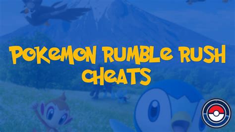 Pokemon Rumble Rush Cheats | PokeIndex