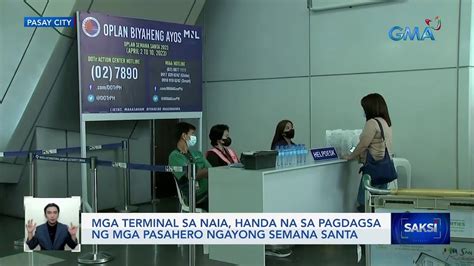 Mga Terminal Sa Naia Handa Na Sa Pagdagsa Ng Mga Pasahero Ngayong