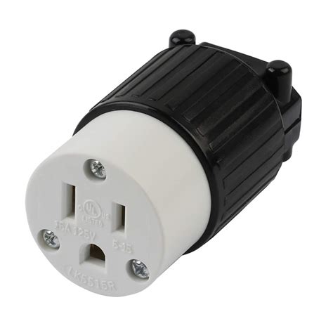 Snapklik Usa Prong Male Ac Plug Ul Nema R Pole Straight