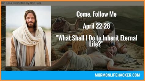 Come Follow Me Lesson Aids April 22 April 28 Matthew 18 Luke 10