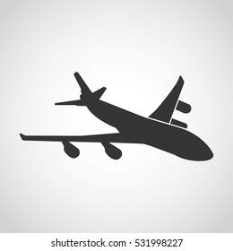 Vector Airplane Top View Vector Illustration Stock Vector (Royalty Free ...