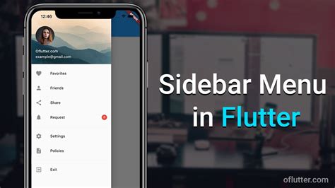 Oflutter Create A Sidebar Menu In Flutter 2021 YouTube