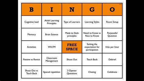 Bingo Generator For Teachers