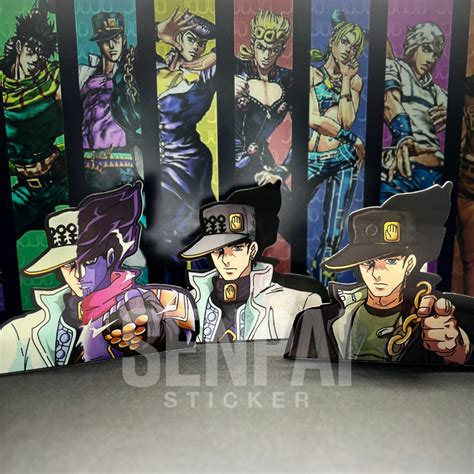 Jual Jojo Bizarre Senpai Sticker Ter Murah Stiker Anime D Jotaro Dio