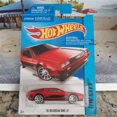 Hot Wheels Delorean Dmc Hw City Speed Team Shopee Brasil