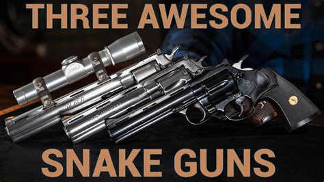 Three Unique And Amazing Snake Guns Youtube