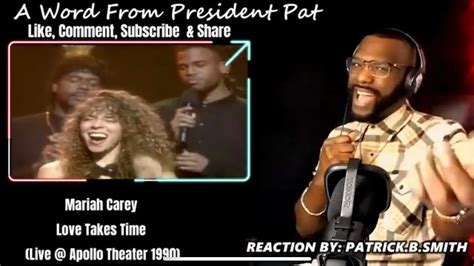 MARIAH CAREY Love Takes Time Live In Apollo Theater REACTION VIDEO