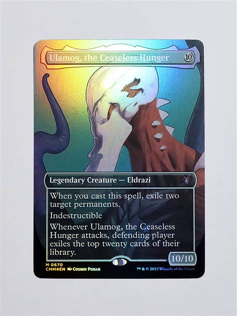 Ulamog The Ceaseless Hunger Cmm 0670 Foil From Commander Masters Cmm Mtg Proxy Magic Cardplus