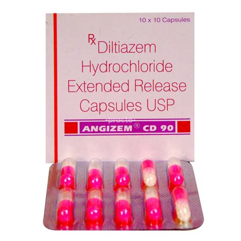 Angizem Cd 90 MG Capsule Uses Dosage Side Effects Price