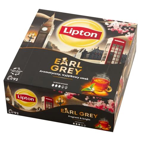 Lipton Earl Grey Herbata Czarna 138 G 92 Torebek Zakupy Online Z