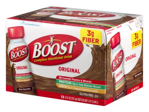 Boost Chocolate Nutritional Drinks, 12 bottles / 8 fl oz - Kroger