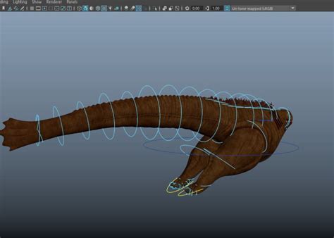 Shin Godzilla First Form Rigged 3D model rigged | CGTrader